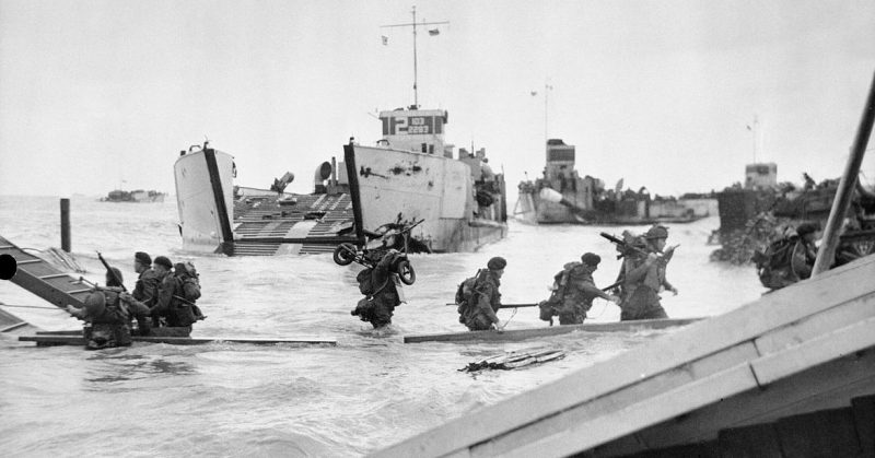 Invasion of Normandy, 6 June 1944.
