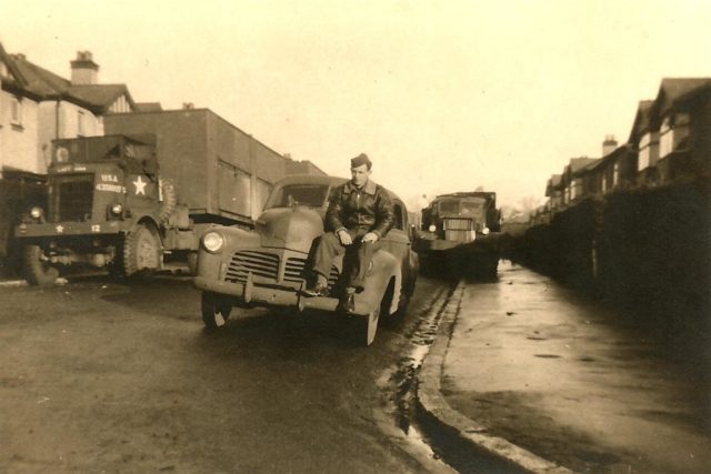 John Casey considered himself "just a welder, not a hero." However, he welded angle irons on hundreds of jeeps to protect the drivers from the decapitation wires strung across the streets by the Germans. Casey also welded extra sections on tanks to explode any close mines thereby protecting the foot soldiers.