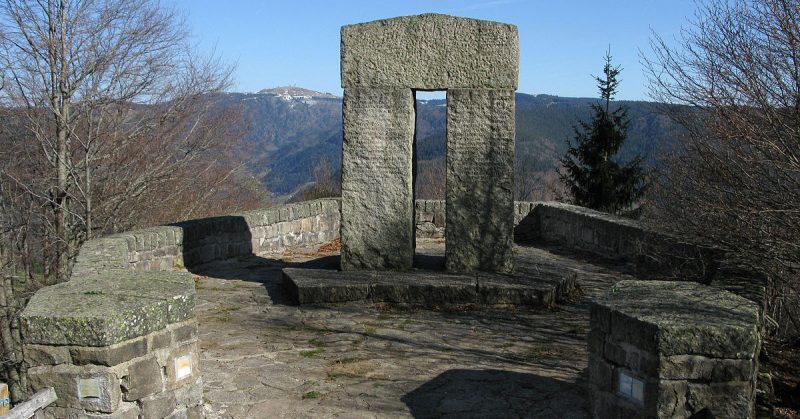 "Engländerdenkmal" ("Monument to Englishmen") - Monument to the boys who died in the Black Forest. 
Photo Credit