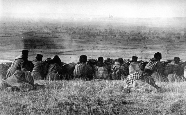 Bulgarian forces during the Balkan War.