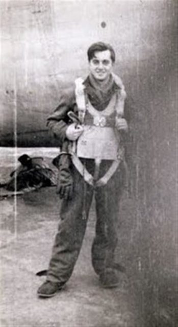 Just a young man, Anthony Hmura was a gunner in a B-17. "Tony" was part of the deadly well documented Kassel raid. Hmura would also smile at his flights with actor Jimmy Stewart to have dinner with him and Clark Gable and a crew.