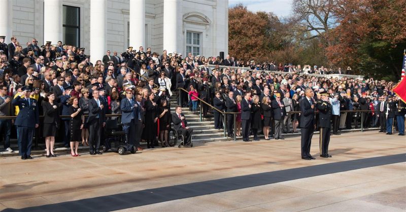 National Veterans Day Ceremony, 11 November 2016.  
<a href=http://media.defense.gov/2016/Nov/11/2001667247/3202/3202/0/161111-D-SV709-001.JPG>Photo Credit</a>