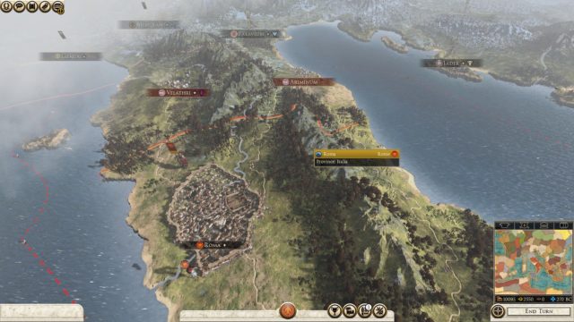 Rome doesn't even control all of Italy at the start of the game. they certainly can build an empire, but it's far from guaranteed