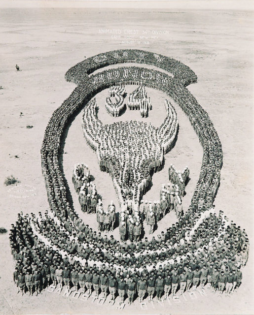 34th ID Soldiers at Camp Cody, NM on 18 August 1918.