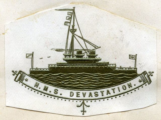 Heraldic badge used on stationery