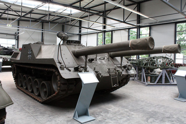 The GVT was equipped with Talissi laser fire simulators, used only for testing.