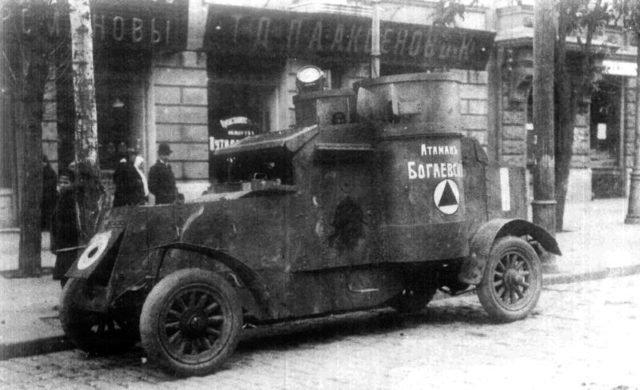 Austin (3rd series) Armoured Car "Ataman Bogaevskiy" of the Don Army in 1919. 