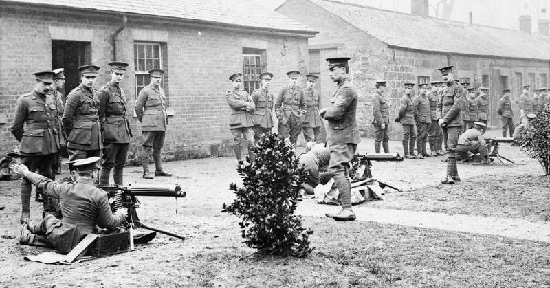 British Army Training in the United Kingdom during the First World War