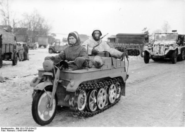 Kettenkrad winter 1943/44 in Russia; Photo Source