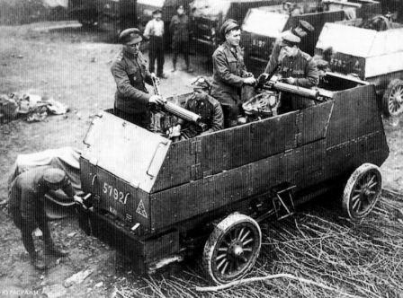 Canadian Armoured Autocar, World War I