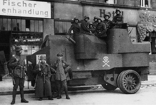 A Garford Putilov in use by German Freikorps forces.