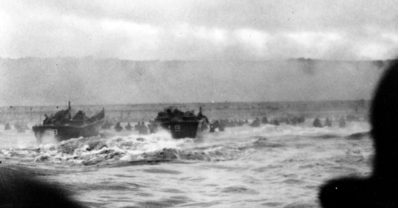 LCVP landing craft put troops ashore on 