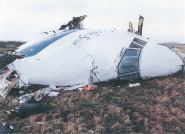 Remains of Pan Am Flight 103 in Scotland Photo Credit