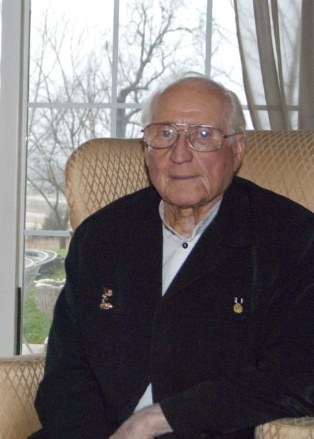 Jefferson City, Mo., resident Ralph Kalberloh, a veteran of the U.S. Army Air Forces, was held in a German prison camp during the Second World War. Courtesy/Shawn C. Johnson.