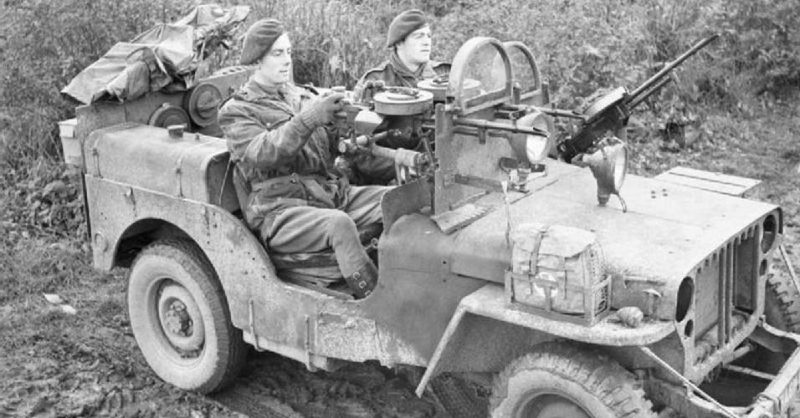 Armed SAS Jeep of the type used in Operation Archway