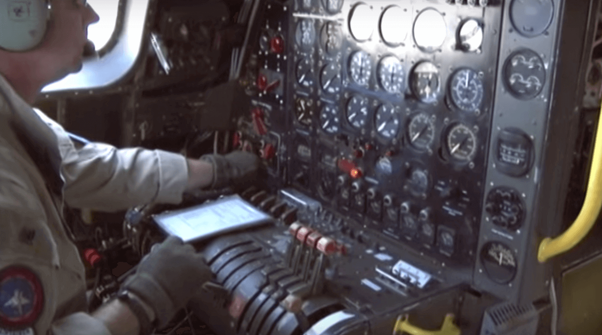 Boeing B 29 Fifi Cockpit Checklist Run Through Engine Start And Take