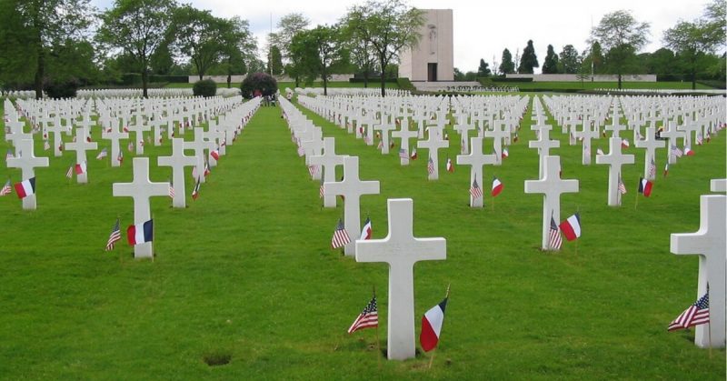  Lorraine American Cemetery and Memorial, the largest American WW2 Cemetery in Europe. <a href=https://en.wikipedia.org/wiki/File:Lorraine_American_Cemetery.jpg>Photo Credit</a> 