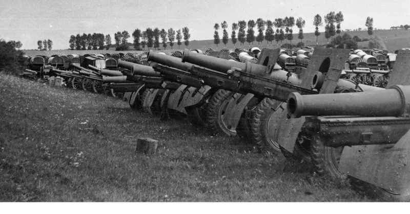 Captured Artillery During Operation Barbarossa 