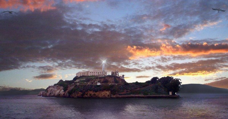 A Modern-Day photo of Alcatraz Island.  Centpacrr - CC BY-SA 3.0
