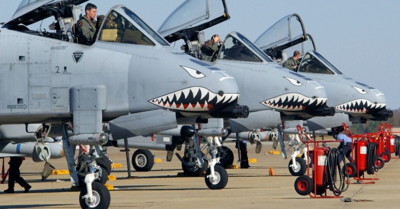 The Classic 'Sharks Teeth' Design, seen here on fighter planes.