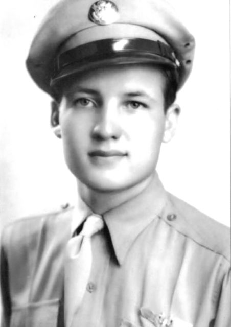 Kalberloh in a military photograph taken in Kingman Ariz., in 1944. Courtesy/Ralph Kalberloh.