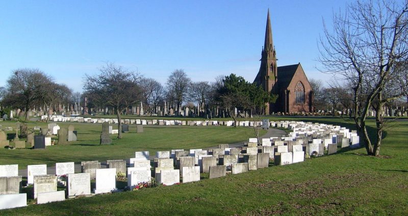 Anfield Cemetery, City of Liverpool Cemetery.
<a href=https://commons.wikimedia.org/w/index.php?curid=9455255>Photo Credit</a>