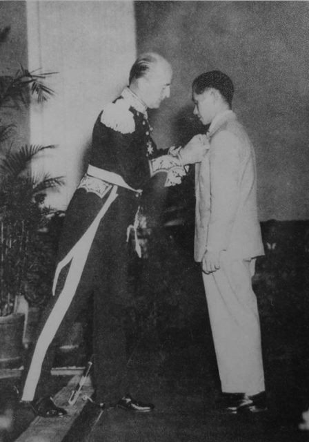 Awarded with the British Empire Medal for bravery in 1947.
