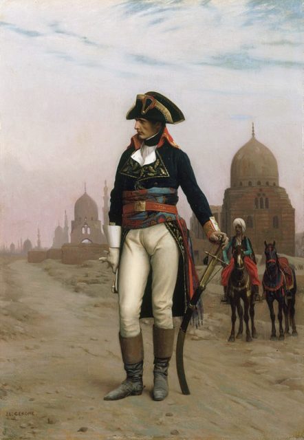 Napoleon in Cairo.