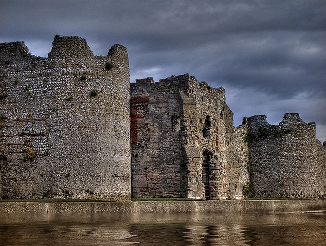 Portchester Castle, England. Photo Credit