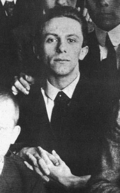 A young Goebbels, seen in 1916.