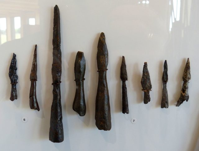 Ancient Roman Arrowheads. Photo Credit