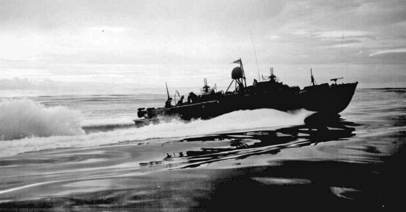 PT boat New Guinea, 1943.