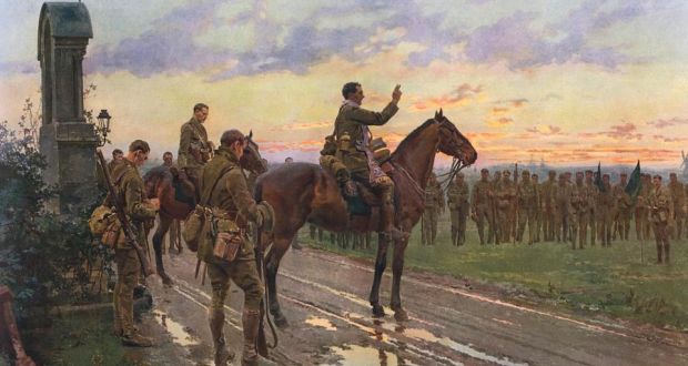 The Last General Absolution of the Munster Fusiliers at Rue du Bois.