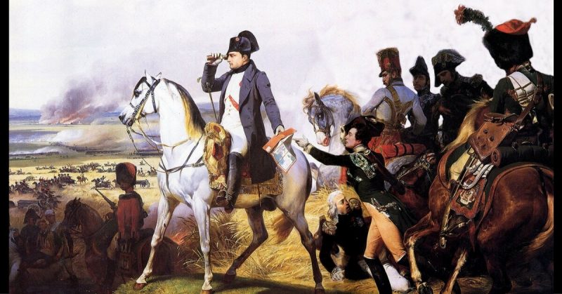 Napoleon at the Battle of Wagram, painted by Horace Vernet.
