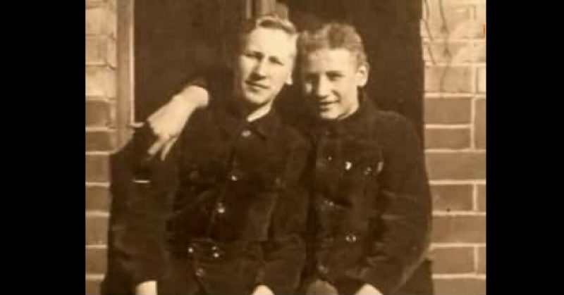 Reinhard Heydrich (left) and Heinz Heydrich
