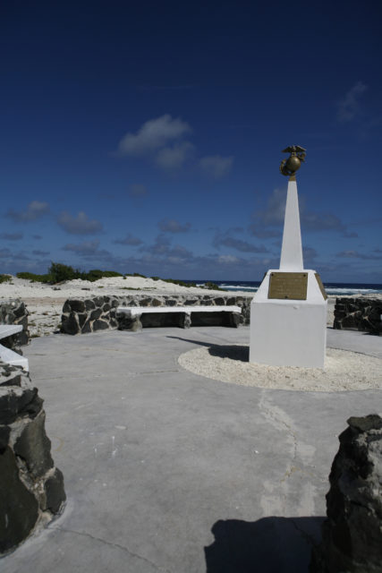 Memorial to the Wake Island defenders Photo Credit