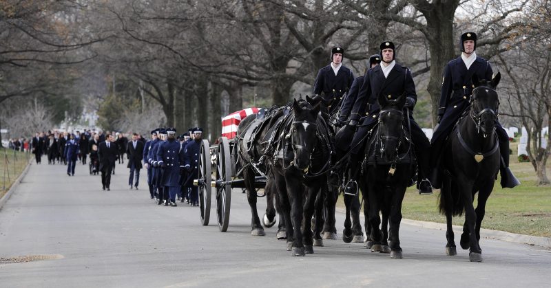 The final interment of Maj. Troy Gilbert at Arlington National Cemetery. U.S. Air Force photo/Staff Sgt. Jannelle McRae