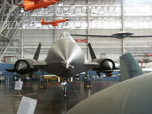 YF-12A AF Ser. No. 60-6935 (actually a SR-71 Blackbird) in the National Museum of the USAF