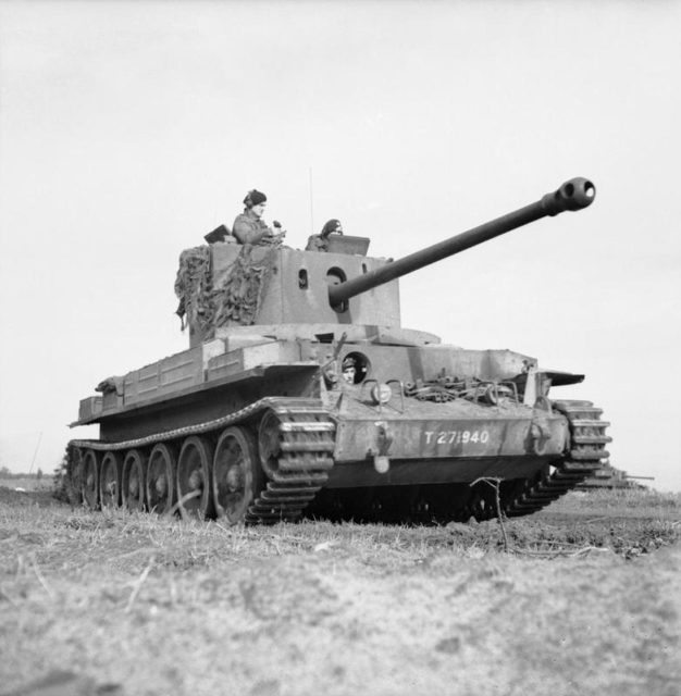 Challenger tank of the 11th Armoured Division, Holland, October 17, 1944