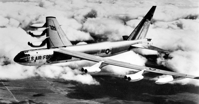 B-52C bomber, the same type that crashed into a mountain in Maine in 1963.