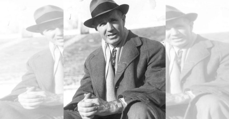 Duke football coach Wallace Wade. 
<a href=https://en.wikipedia.org/w/index.php?curid=49339340>Photo Credit</a>