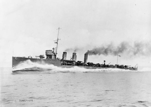 HMS Marmion, a sister ship to the Munster