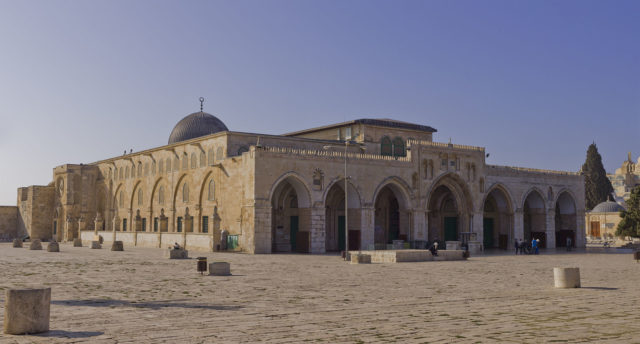 Al-Aqsa Mosque on the Temple Mount, in the Old City of Jerusalem, Historic origin site of the Templars. Andrew Shiva / CC BY-SA 4.0