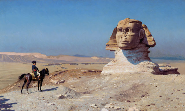 Bonaparte Before the Sphinx, (ca. 1868) by Jean-Léon Gérôme.