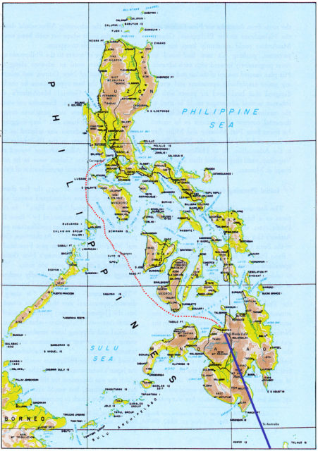 The escape path. It brought the PT boats through Japanese-controlled waters, as well as incredibly rough seas;