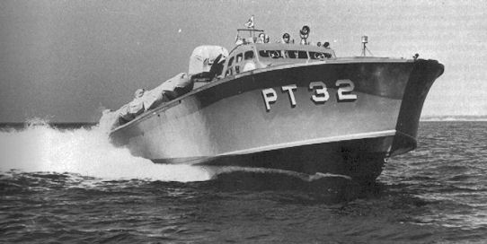 PT-32 Underway during maneuvers;