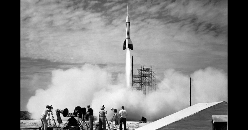 US test launch of a Bumper V-2.