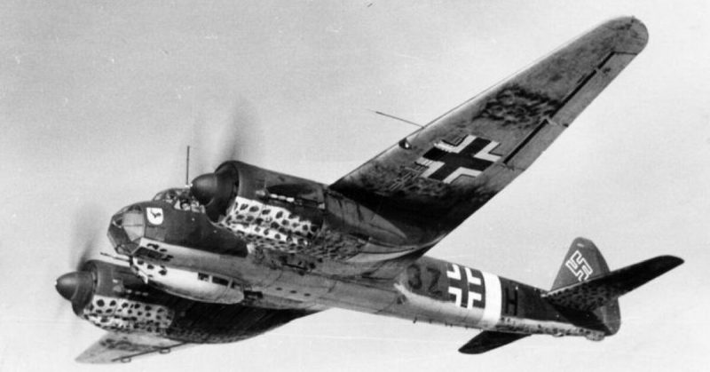 Junkers Ju-88, of the type which took part in the fatal air raid