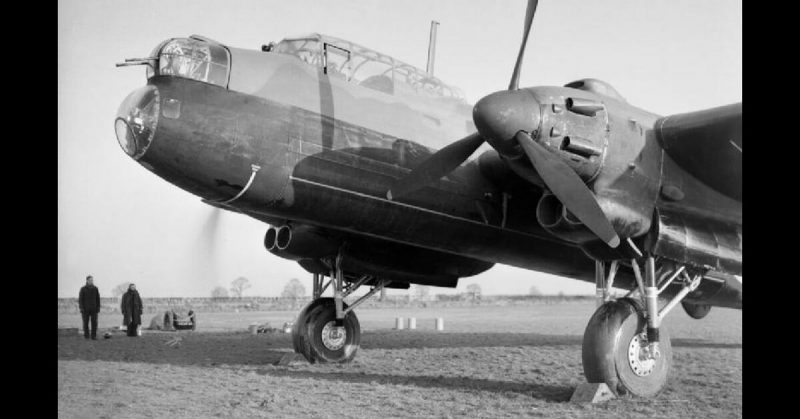 The forward section of a Manchester Mark I at Waddington, Lincolnshire, September 1941.