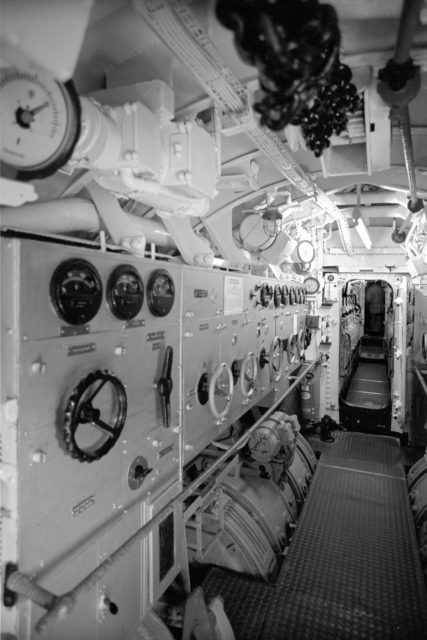 The electric motors of the Type VII U-boat. These battery powered engines allowed the vessels to completely submerge, and run quietly, avoiding Allied detection. 